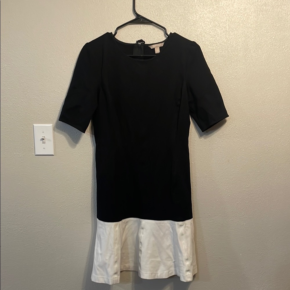 Banana Republic Black and White Dress